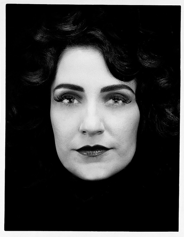 Burlesque performer Iza la Vamp in Hollywood, CA. 2013. GLIU PHOTO.