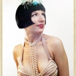 Burlesque performer Prix de Beaute in Hollywood, CA. 2013. GLIU PHOTO.