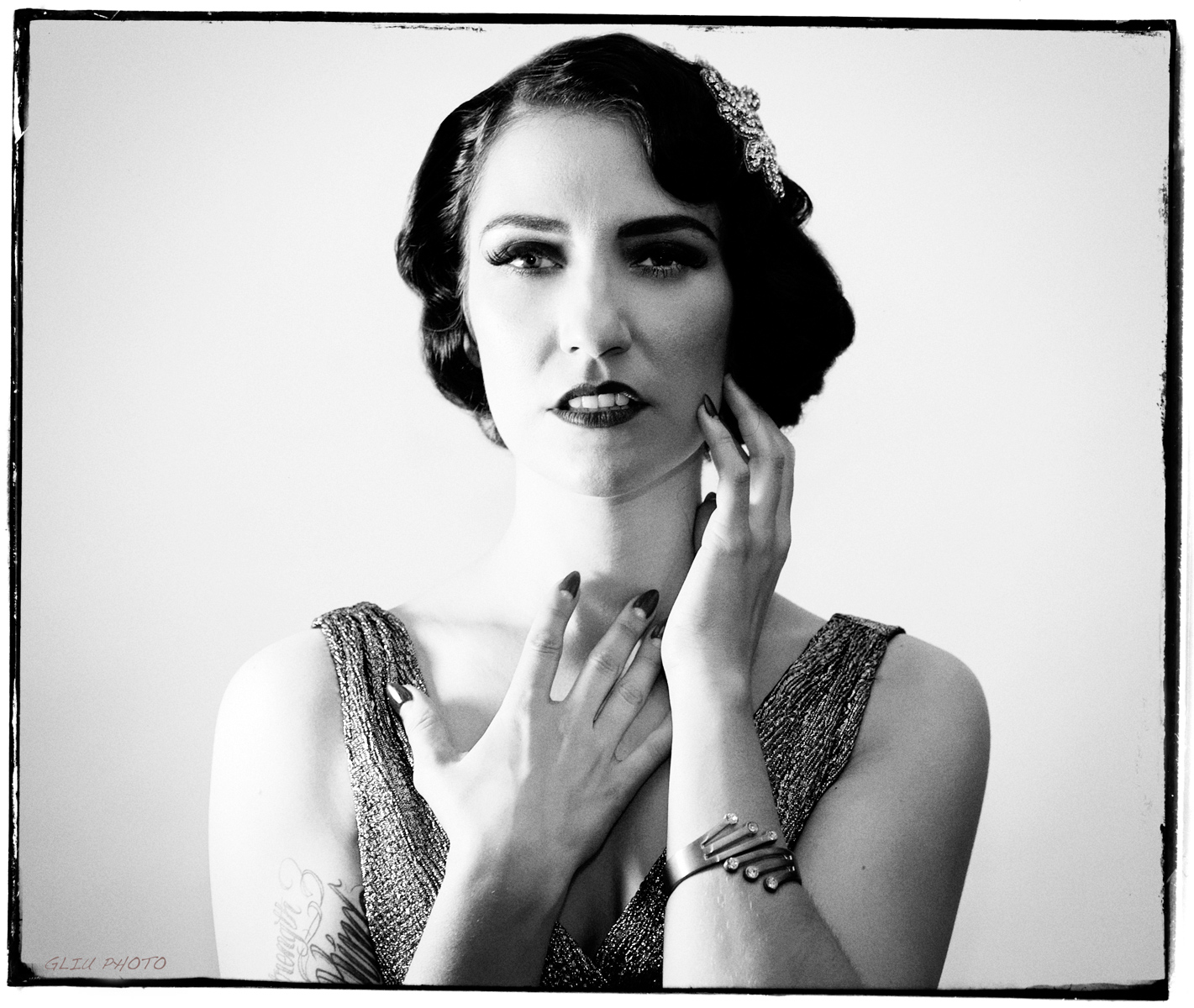 Burlesque performer Iza la Vamp in Hollywood, CA 2013