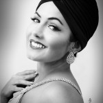 Burlesque performer Ruby Champagne in Hollywood, CA 2014 by GLIU PHOTO. Ginger Liu Photography.