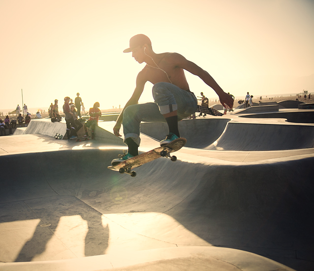 Venice Skate Park by Ginger Liu Photography